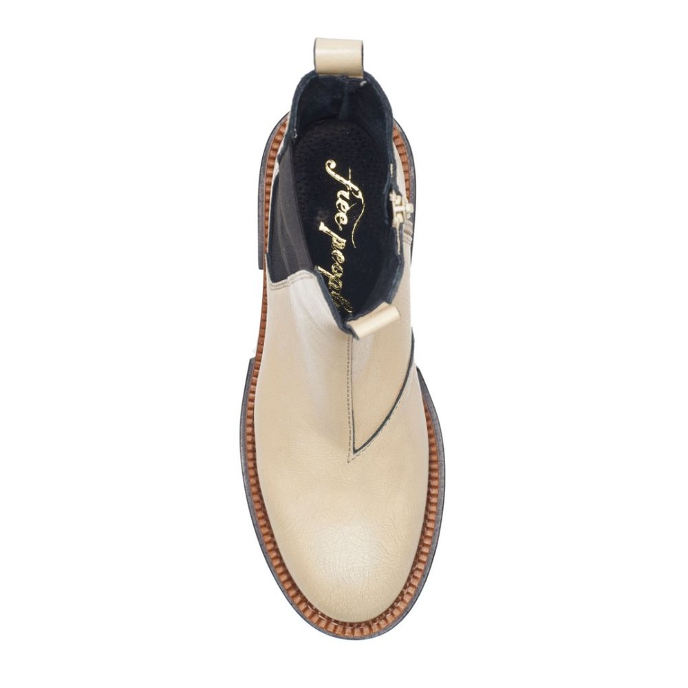 Free People Vance Chelsea Clog Boots, Oatmeal - NIB - Picture 5 of 7